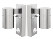 2 St&uuml;ck Smartwares Down-Light Au&szlig;enleuchten mit Bewegungsmelder