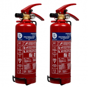 2 St&uuml;ck Smartwares Pulverl&ouml;scher 1kg f&uuml;r Brandklassen 8A, 34B & C