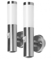 2 St&uuml;ck Smartwares Ranex RX1010-38R-S Wandleuchten mit PIR-Sensor