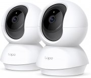 2 St&uuml;ck Tapo TP-Link C200P2 360&deg; Indoor &Uuml;berwachungskameras mit Nachtsicht & Bewegungserkennung
