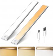2 St&uuml;ck Trayvespace wiederaufladbare LED Unterbauleuchten mit Bewegungsmelder und Dimmbar