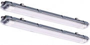 2 St&uuml;ck V-Tac VT-12023 Leuchte mit LED-R&ouml;hren IP65 120 cm