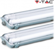 2 St&uuml;ck V-Tac VT-12023 TL-Leuchten mit LED-R&ouml;hren