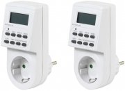 2 St&uuml;ck Vivanco Digital Zeitschaltuhren mit 128 Schaltm&ouml;glichkeiten pro Woche
