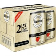 2 St&uuml;ck Warsteiner 5 Liter Partyf&auml;sser mit Zapfhahn