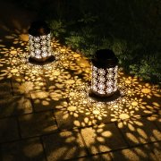 2 St&uuml;ck YINUO LIGHT Metall Solarlaternen