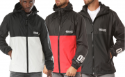 2 St&uuml;ck YOUNG & RECKLESS Herren Windbreaker mit hohem Kragen