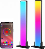 2 St&uuml;ck&lrm; ZUANQL Smart LED RGB Ambient Light Bars mit Musik Sync