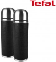 2 St&uuml;ckTefal Edelstahl-Isolierflaschen mit jeweils 0,5 Liter