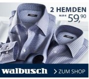 2 Walbusch Hemden f&uuml;r zusammen 65,85 &euro; inkl. Versand durch 2 f&uuml;r 1 Aktion