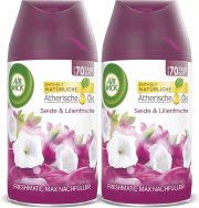 2 x 250 ml Nachf&uuml;ller Air Wick Freshmatic Max Raumspray &ndash; Duft Seide & Lilienfrische