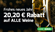 20,20 Euro Rabattgutschein auf alle Weine im Weinvorteil Shop