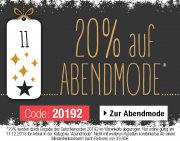 20% auf Abendmode bei Ulla Popken