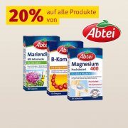 20% auf Abtei Produkte bei Rossmann