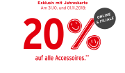 20% auf alle Accessoires bei Ernstings Family 