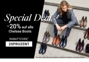 20% auf alle Chelsea-Boots inklusive bereits reduzierter Artikel im Roland-Schuhe Shop