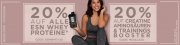 20% auf alle ESN Whey Proteine + Creatine, Aminos + Trainings Booster