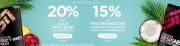 20% auf alle Proteine + 15% auf Proteinreiche Lebensmittel + Riegel