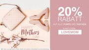 20% auf alle Pumps und Taschen zum Muttertag