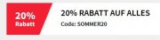 20% auf alle Sportartikel von z.B Adidas, Jack Wolfskin, Nike, Puma, Reebok