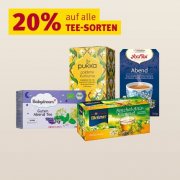 20% auf alle Teesorten bei Rossmann