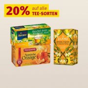 -20% auf alle Teesorten bei Rossmann