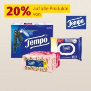 20% auf alle Tempo Produkte bei Rossmann