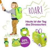 20% auf alle Trunki Artikel mit Dino im Trunki Shop