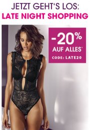-20% auf Alles beim Late Night Shopping bei Lascana