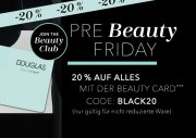 20% auf Alles mit der Douglas Beauty Card 