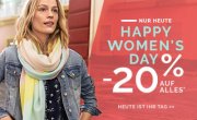 20% auf alles , nur heute zum Weltfrauentag bei Cecil