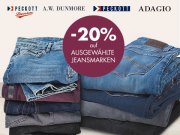 20% auf ausgew&auml;hlte Jeansmarken bei Karstadt