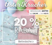 20% auf Bettw&auml;sche nur heute bei Karstadt