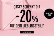 20% auf dein Lieblingsteil von Orsay