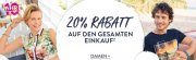 -20% auf den gesamten Einkauf bei Adler