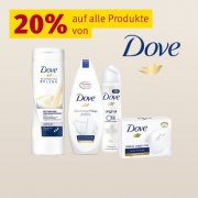 20% auf Dove Produkte bei Rossmann