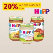 20% auf Hipp Babykost bei Rossmann
