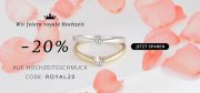 -20% auf Hochzeitsschmuck bei Valmano
