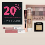 20% auf Maybelline Kosmetik bei Rossmann