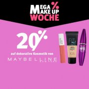 -20% auf Maybelline Kosmetik bei Rossmann