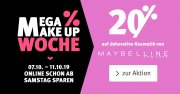 -20% auf Maybelline Kosmetik bei Rossmann