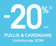 20% auf Pullis&Cardigans bei Vertbaudet 