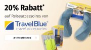 -20% auf Reiseaccessoires von TravelBlue bei M&uuml;ller