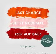 20% auf Saleartikel bei Hallhuber