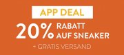 -20% auf Sneaker + gratis Versand in der Mirapodo App 