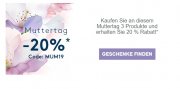 20% beim Kauf von 3 Produkten bei Triumph - Aktion zum Muttertag