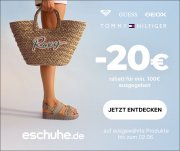 20 Euro Rabatt auf ausgew&auml;hlte Schuhe und Taschen bei eSchuhe