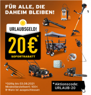 20 Euro Rabatt auf das komplette Sortiment bei Fuxtec