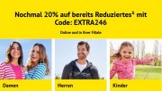 20% Extra-Rabatt auf alle bereits reduzierte Artikel im Sale bei NKD