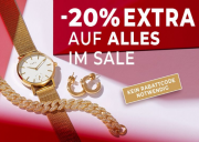 20% Extra-Rabatt auf alle bereits reduzierte Uhren und Schmuckst&uuml;cke im Sale bei Valmano